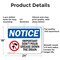 Signmission Important Don't Pour Grease, 24 in W x Rectangle, Aluminum OS-2PACK-NS-A-1824-L-13645 - alternate 3